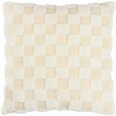 Image of Heya Home Check It Boucle Fleece Cushion Cover
