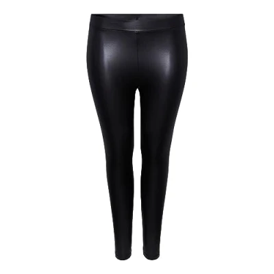 Image of PIECES Women&#039;s Pcnew Shiny Leggings Noos Qx, Black, XL