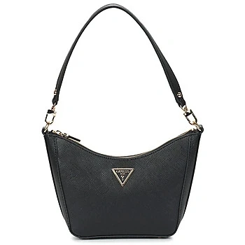 Image of Guess ACO GLORIANNA TOP ZIP SHLOUDER women&#039;s Shoulder Bag in Black