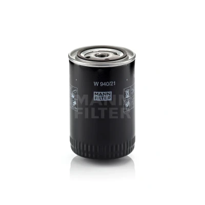 Image of 1354823, 4119015, 4121392, 4506839, 4523873 Oil Filter MANN W 940/21 3/4 16 UNF Spin on VAUXHALL: Carlton Mk3 Limousine, BEDFORD: Blitz