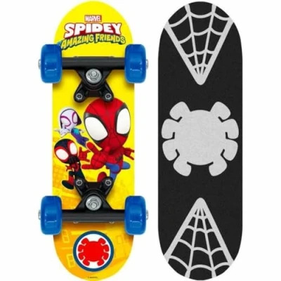 Image of Stamp Spidey SP330310 Skateboard 17 x 5 Inches Red Yellow Blue