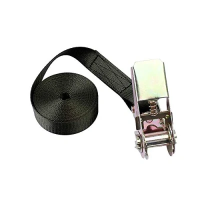 Image of 1 10M Ratchet Tie Down Lashing Strap with Metal Buckle 6 Colors Heavy Duty Tensioning Belt Straps 837kg Red/ Yellow/ Blue/ ArmyGreen/ Black/ Grey