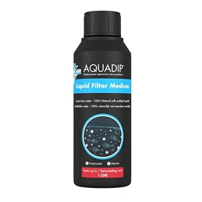 Image of Aquadip Liquid Filter Medium 250ml Tropical Coldwater Aquarium Tank Water Treatment