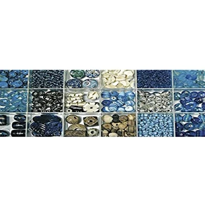 Image of RAYHER Beads Box, Indian Turquoise, 21 x 11.3 2.2 cm