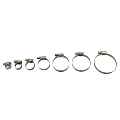 Image of RESOLUT 70 Assorted 8 60mm zinc Plated Steel Hose Clamps (Jubilee Clip Style) 9115