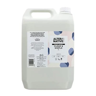 Image of Alter/Native Natural Plant Powered Cruelty Free Body Wash (Clear &amp; Simple, 5 Litre)