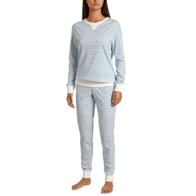 Image of Calida Women&#039;s Daylight Dreams Pajama Set, Opaque, azurit Blue, 44 46
