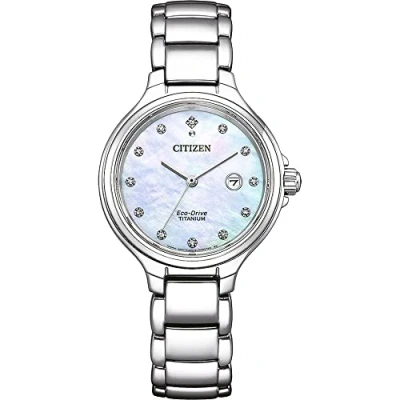 Image of Citizen Men Analogue Japanese Quartz Watch with Titanium Strap EW2680 84D
