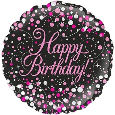 Image of OakTree 210700 Balloon, Pink,Black