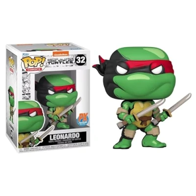 Image of TMNT POP COMICS LEONARDO PX VINYL FIGURE W/B&amp;W CHASE