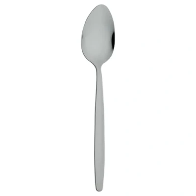 Image of Grunwerg DS999P Economy Collection Stainless Steel Dessert Spoon, Mirror Polished Finish, Extra Value Pack of 12, 18 x 4 2 cm