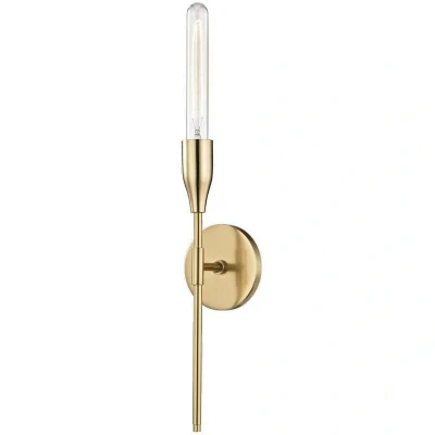 Image of Tara 1 Light Wall Sconce Brass