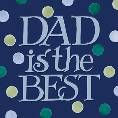 Image of Emma Bridgewater Dad is the Best Fathers Day Card Cool Designer Greeting