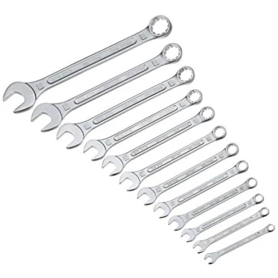 Image of 12 Piece Combination Spanner Set in Roll Up Bag 6 22 mm