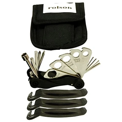 Image of Rolson 40617 20 pc Bike Repair Tool Kit