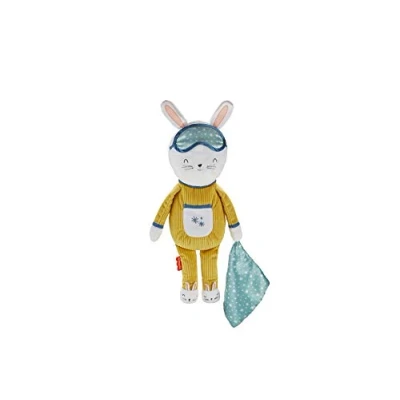 Image of Fisher Price Hoppy Dreams Soother &amp; sleep Trainer, plush musical toddler toy with training tool, lights and sounds