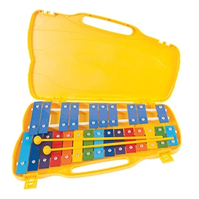 Image of Performance Percussion G5 G7 25 Note Glockenspiel with Coloured Keys