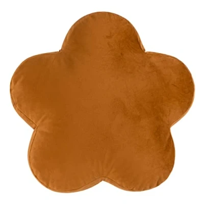 Image of Heya Home Flower Ready Filled Cushion,Orange,45 x 45cm