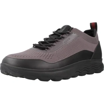 Image of Geox Men&#039;s U Spherica Sneaker, Graphite, 8 UK