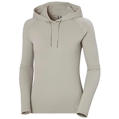 Image of Helly Hansen Womens Verglas Light Hoodie, XL, Mellow Grey
