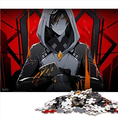 Image of Puzzle for Adults Genshin Impact Zhongli Jigsaw Puzzles 1000 Pieces Adults&amp; Kids Age 12 Years Up Cardboard PuzzlesFamily Fun Jigsaws Size: 26x38cm