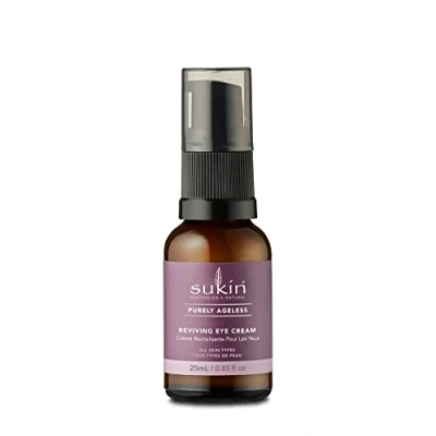 Image of Sukin Purely Ageless Reviving Eye Cream 25ml with Green Coffee; Cruelty Free &amp; Vegan Friendly Antioxidant Rich Hydration to Reduce the Appearance of Dark Circles.