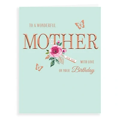 Image of Avant Garde Studios Classic Birthday Card Mother 8 x 6 inches