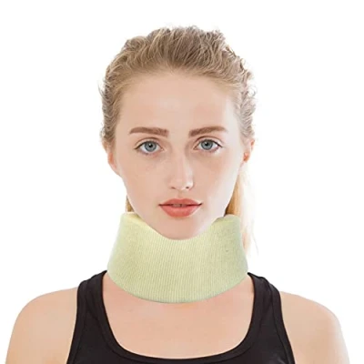 Image of Actesso Neck Collar Brace for Whiplash Trauma, Pain Support and Cervical Arthritis (Beige, Extra Large)