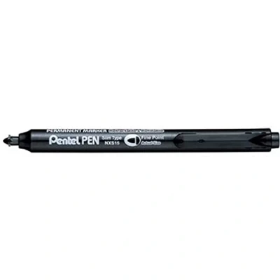 Image of Pentel NXS15 D Permanent Marker with Retractable Bullet Tip Green