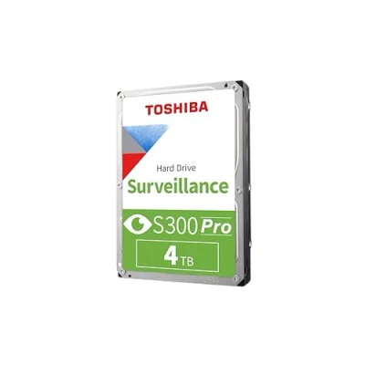 Image of Toshiba S300 PRO 4TB Surveillance 3.5 Internal Hard Drive CMR SATA 6 Gb/s 7200 RPM 512MB Cache HDWTA40UZSVAR