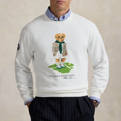 Image of Polo Ralph Lauren LONG Sleeve Unisex Sweatshirt, Size: XL, Ceramic white
