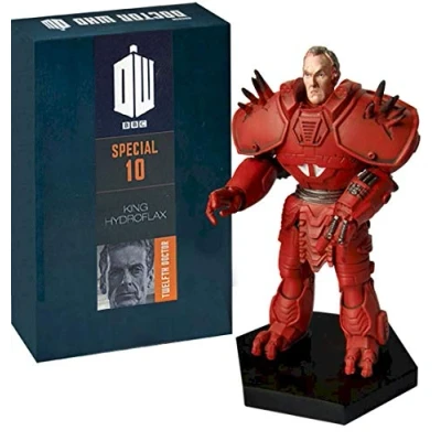 Image of Eaglemoss Doctor Who Figurine Collection Cyborg King Hydroflax Hand Painted 1:16 Scale Collector Boxed Model Figure #SP10
