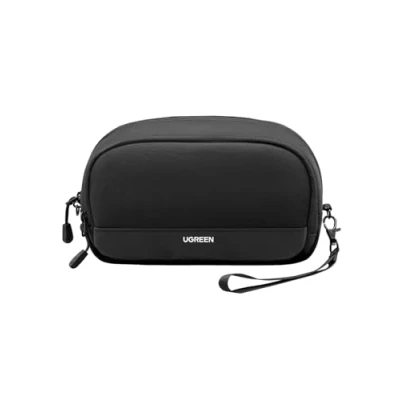 Image of UGREEN Travel Tech Pouch, Cable Organiser Bag, Essentials Organiser, Water Resistant, Internal Zipper Layers, Carry Storage Bag for Power Bank, Charger, Adapter, Cable, HDD, Daily Items(M)