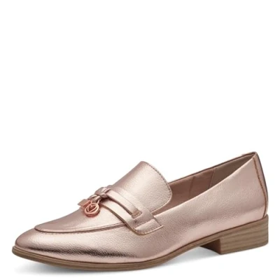 Image of MARCO TOZZI Women&#039;s 2 24308 42 Loafers, Metallic Rose, 5.5