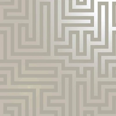 Image of Holden Decor 12911 Glistening Maze Taupe Wallpaper