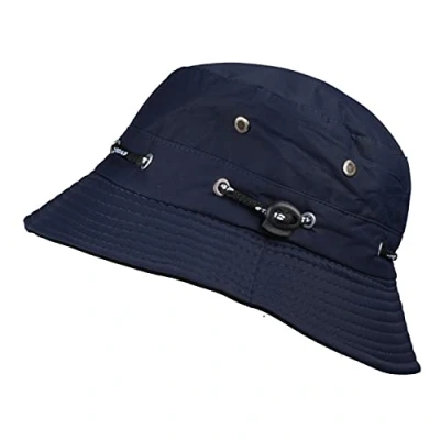 Image of Toutacoo, Adjustable All Seasons Bucket Hat Unisex (Navy Blue)