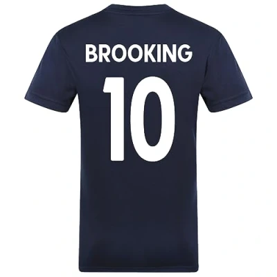 Image of West Ham United FC Mens Brooking 10 Poly T Shirt Navy Medium