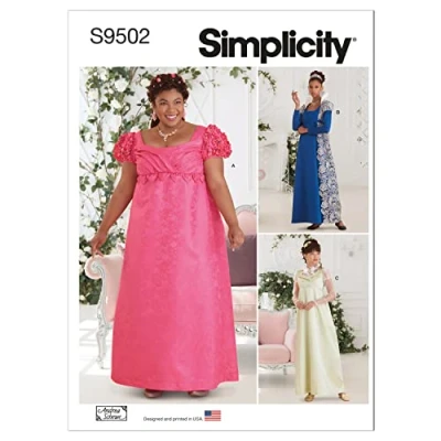 Image of Simplicity SS9502BB Misses/Plus Size Costume BB (20W 22W 24W 26W 28W)