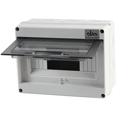 Image of ENCLOSURE 8 MODULE + DOOR, IP65 PLASTIC ENCLOSURES / 19&quot; CABINET RACKS, 1 X QTY OL40032