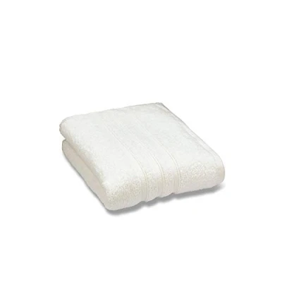 Image of Catherine Lansfield Zero Twist Soft &amp; Absorbent Cotton Bath Sheet Cream