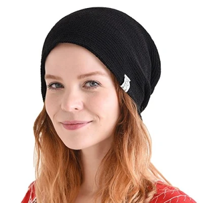 Image of CHARM Casualbox Mesh Summer Beanie for Men &amp; Women Light Cooling Breathing Hat Headwear Crochet Knit Fashion Unisex Japanese Black