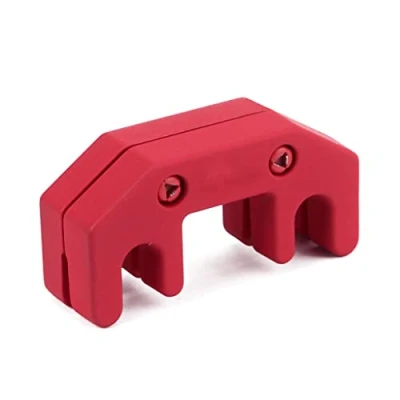 Image of Alnicov Violin Viola Practice Zinc Alloy Mute Fiddle Professional for 3/4 4/4 Electric Acoustic Parts Red