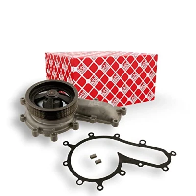 Image of 0570881, 0570881S1, 0570954, 0570958, 1433792 Water pump FEBI BILSTEIN 30769 Aluminium with belt pulley gaskets/seals Grey Cast Iron