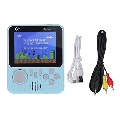 Image of Luzoro G7 Handheld Game Console for Kid Children, 2022 New Portable 3.5 Inch Screen Built in 666 Classic Retro Video Games Single Player Lightweight Gaming Device Support Connecting TV