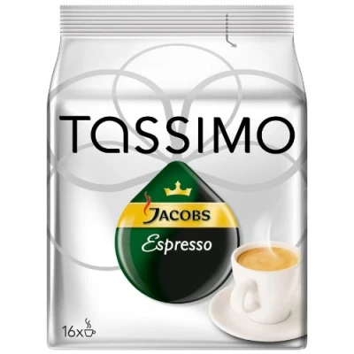 Image of Tassimo Jacobs Espresso, Pack of 3, 3 x 16 T Discs