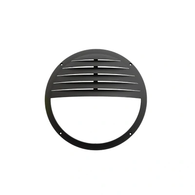 Image of Ansell Vision Ceiling/Wall Light Louvered Trim Graphite