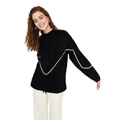 Image of Trendyol Sweater Black Fitted,Black,M