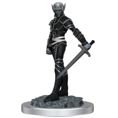 Image of WizKids Dungeons and Dragons Nolzur&#039;s Marvelous Unpainted Minis Drow Fighters WZK 90525
