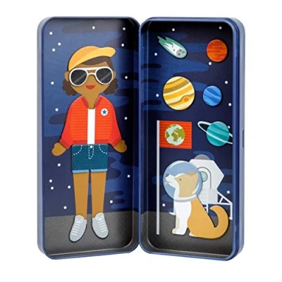Image of Petit Collage PTC271 Space Bound Astronaut Magnetic Playset, Multicoloured, A6
