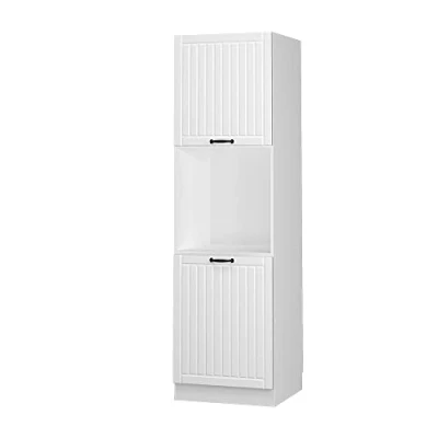 Image of Vicco Oven housing cabinet Fame Line, White country house/White, 60 cm open